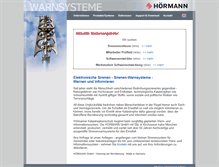 Tablet Screenshot of hoermann-gmbh.info